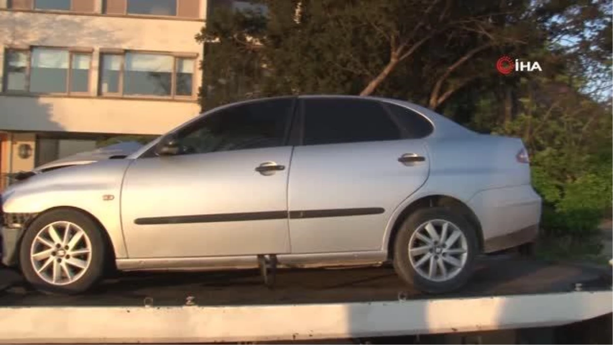 Beykoz'da iki araç baş başa çarpıştı: 2 yaralı