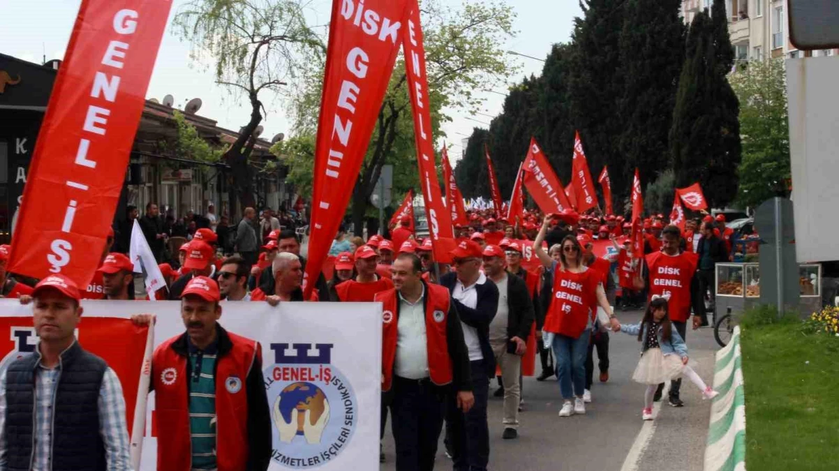 Kırklareli'nde 1 Mayıs kutlamaları