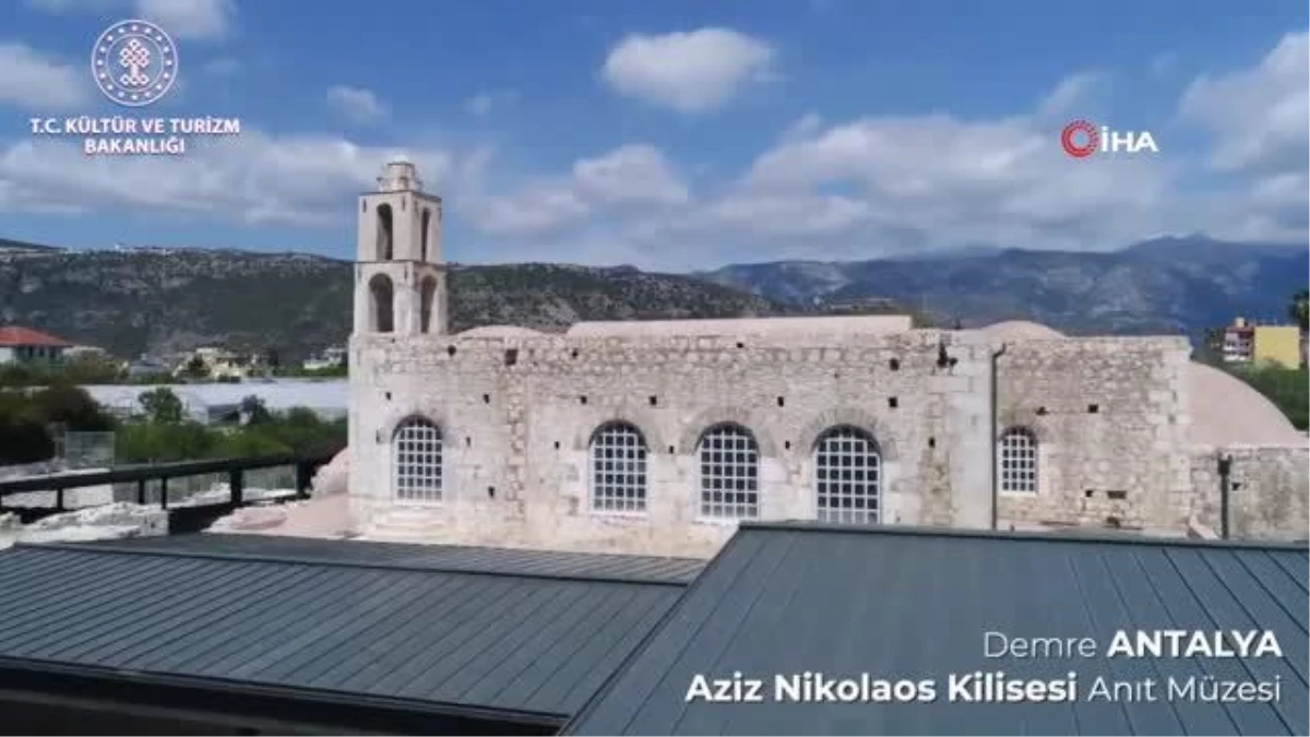 Kültür ve Turizm Bakanlığı'ndan Aziz Nikolaos Kilisesi Anıt Müzesi'nde onarım