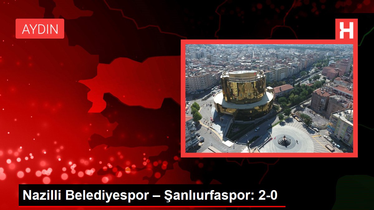 Nazilli Belediyespor Şanlıurfaspor'u 2-0 Yendi
