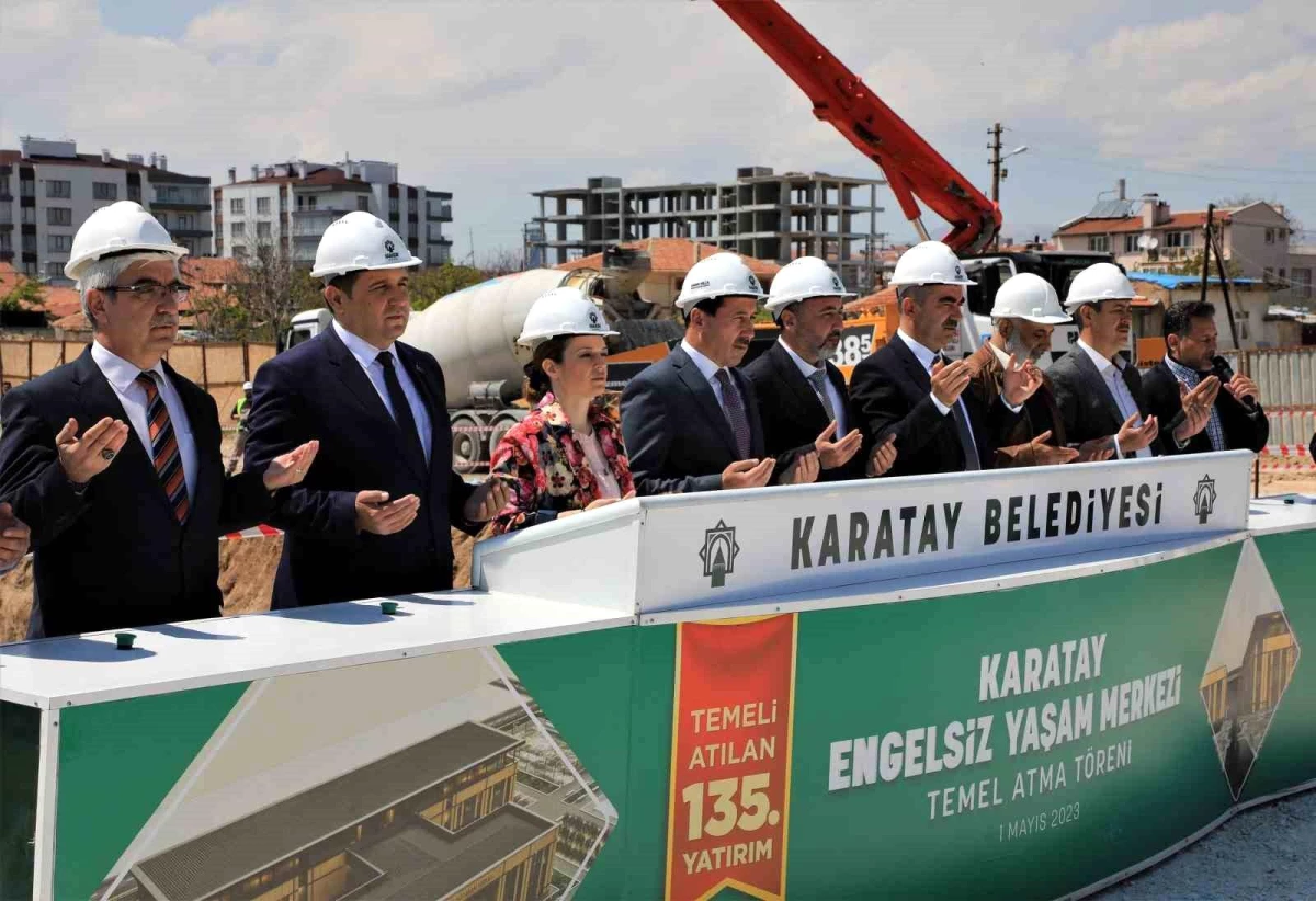 Türkiye'nin en büyük, Konya'nın Birinci Manisiz Hayat Merkezi'nin temelleri atıldı