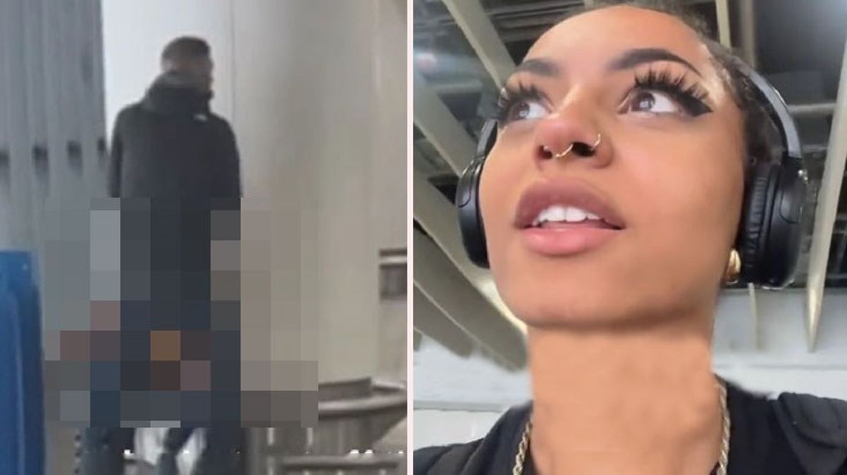 Bayan yolcu, metroda bağa giren çifti kayda alıp toplumsal medyada paylaştı